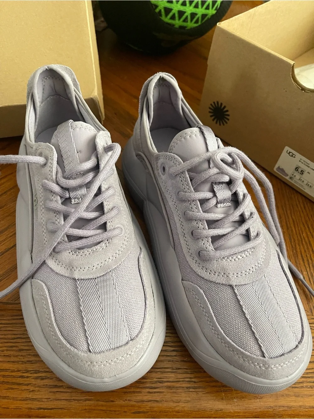 UGG Lilac Suede Platform Sneaker